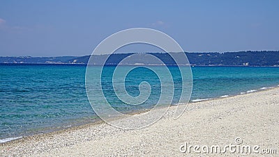 Chalkidiki beach Stock Photo