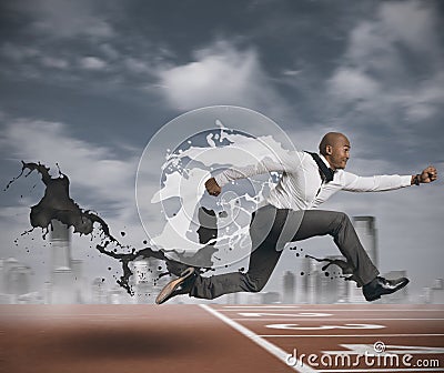 Challenge in business Stock Photo