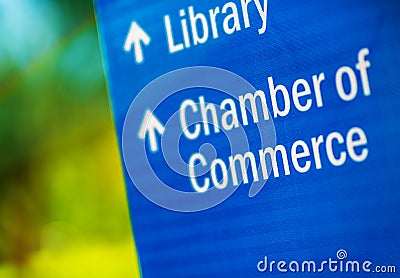 Chamber of Commerce Stock Photo