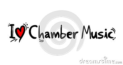 Chamber Music music style Vector Illustration