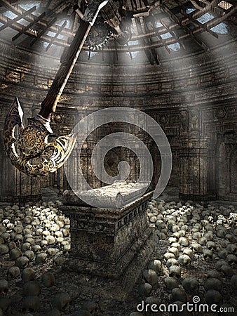 Chamber with pendulum Stock Photo