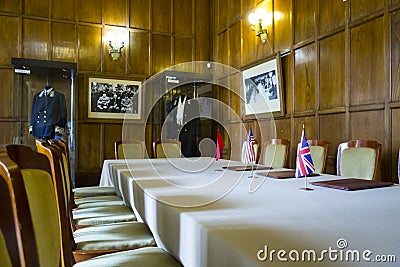 Chambers of Livadia Palace, Crimea Editorial Stock Photo