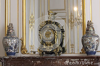 Chambord castle interior Editorial Stock Photo