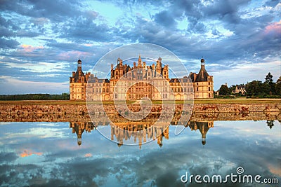 Chambord Castle Stock Photo