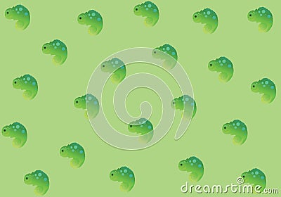 Background Illustration Chameleon Beautiful Stock Photo