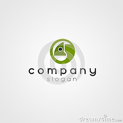 Chameleon Business Company Logo Vector Illustration