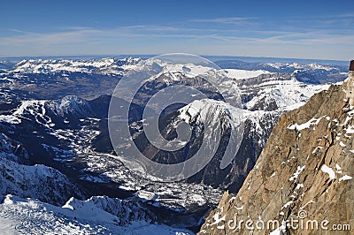 Chamonix Mont Blanc Stock Photo