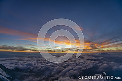 Chamonix Mont Blanc mountain landscape Stock Photo