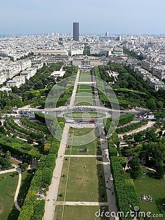 Champ de mars Paris Stock Photo