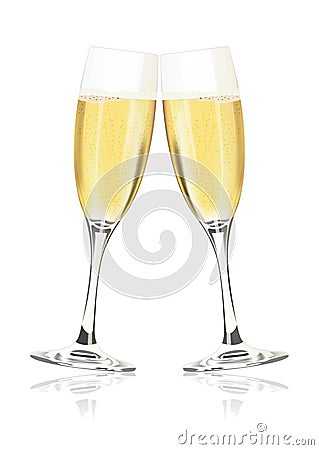 Champagne Vector Illustration
