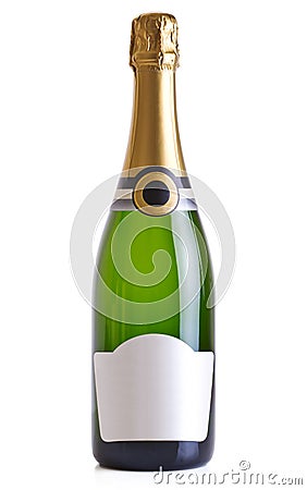 Champagne bottle Stock Photo