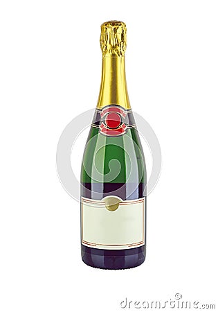 Champagne bottle Stock Photo