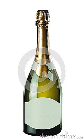 Champagne bottle Stock Photo