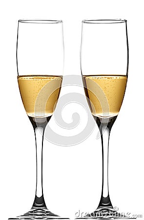 Champagne CAVA Stock Photo