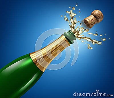 Champagne Celebration Stock Photo