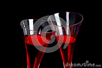 Champagne glasses Stock Photo