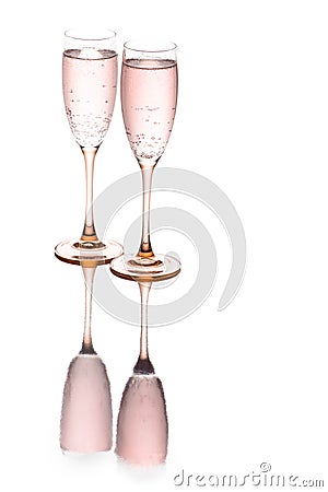 Champagne Glasses Stock Photo