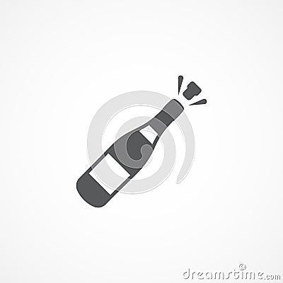 Champagne icon Vector Illustration