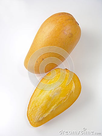 Champagne Mango Close-up Stock Photo