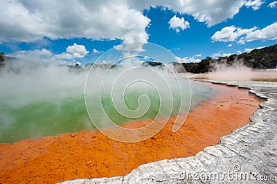 Champagne pool Stock Photo