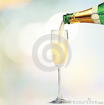 Champagne Stock Photo