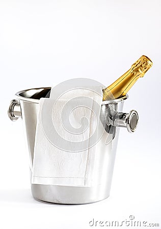 Champagne is ready! Stock Photo