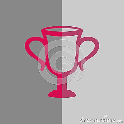 Champions cup icon stock vector illustration flat design Vector Illustration