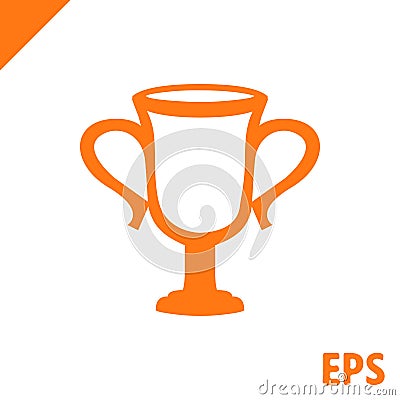 Champions cup icon stock vector illustration flat design Vector Illustration