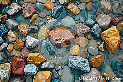 Championship River Rock Skipping Contest Stock Photo