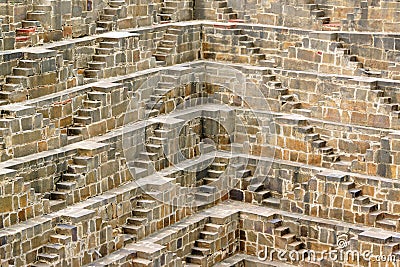 Chand Baori in Abhaneri, India Stock Photo