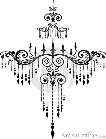 Chandelier Vector Illustration