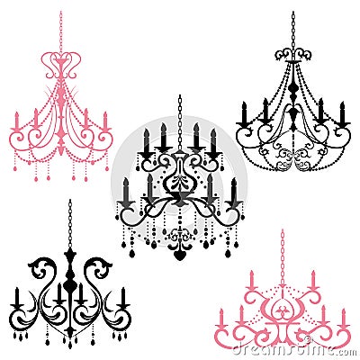 Chandelier Vector Illustration