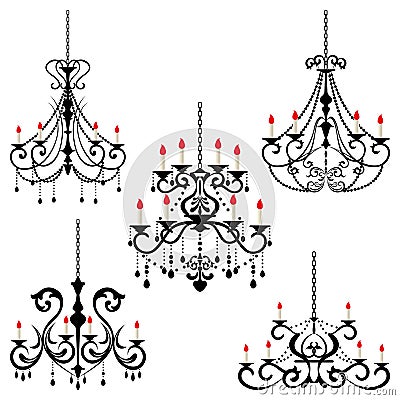 Chandelier Vector Illustration