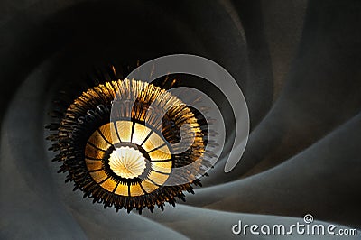 Chandelier in Casa Batllo Editorial Stock Photo