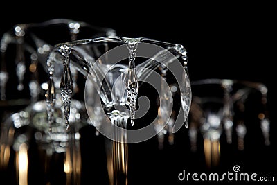 Chandelier detail Stock Photo