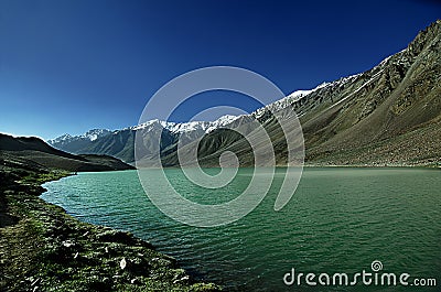 Chandratal Lake, Spiti Valley Stock Photo