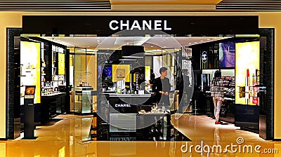 Chanel cosmetics outlet Editorial Stock Photo