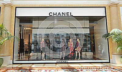 Chanel store front Editorial Stock Photo