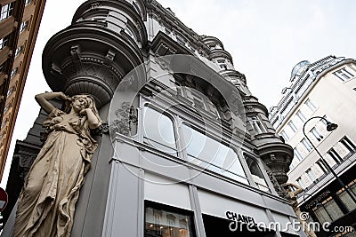 Chanel store in Vienna Austria Editorial Stock Photo