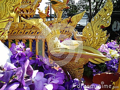 Chang mai flowers festival Stock Photo