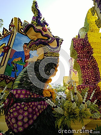 Chang mai flowers festival Editorial Stock Photo