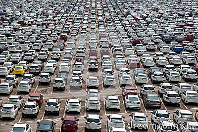 Changan Ford car goods car parking Stock Photo