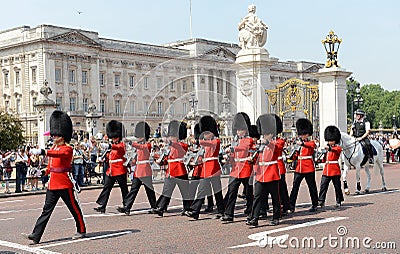 Change of the Guard, London Editorial Stock Photo