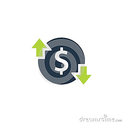 Change price icon Vector Illustration