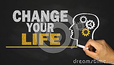 change your life Stock Photo