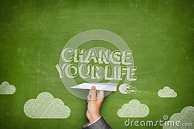 Change your life concept Stock Photo