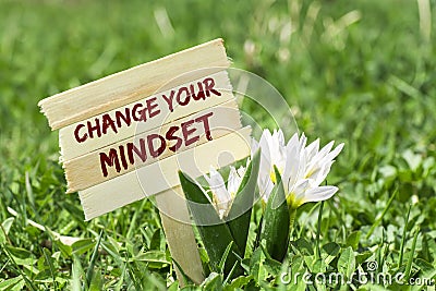 Change your mindset Stock Photo