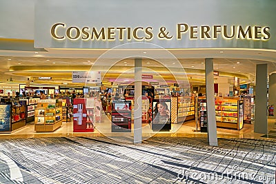 Changi Duty Free Editorial Stock Photo