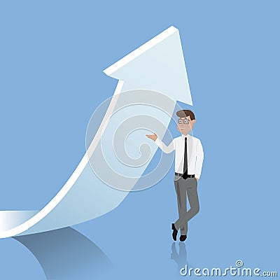 Changing direction. Business concept vector illustration Vector Illustration