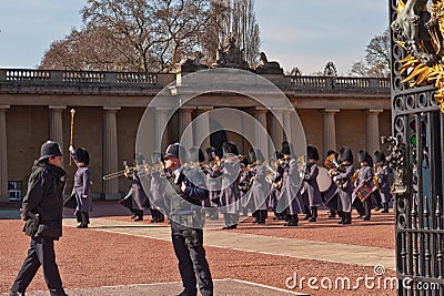 Changing the Guard, Buckingham Palace Editorial Stock Photo